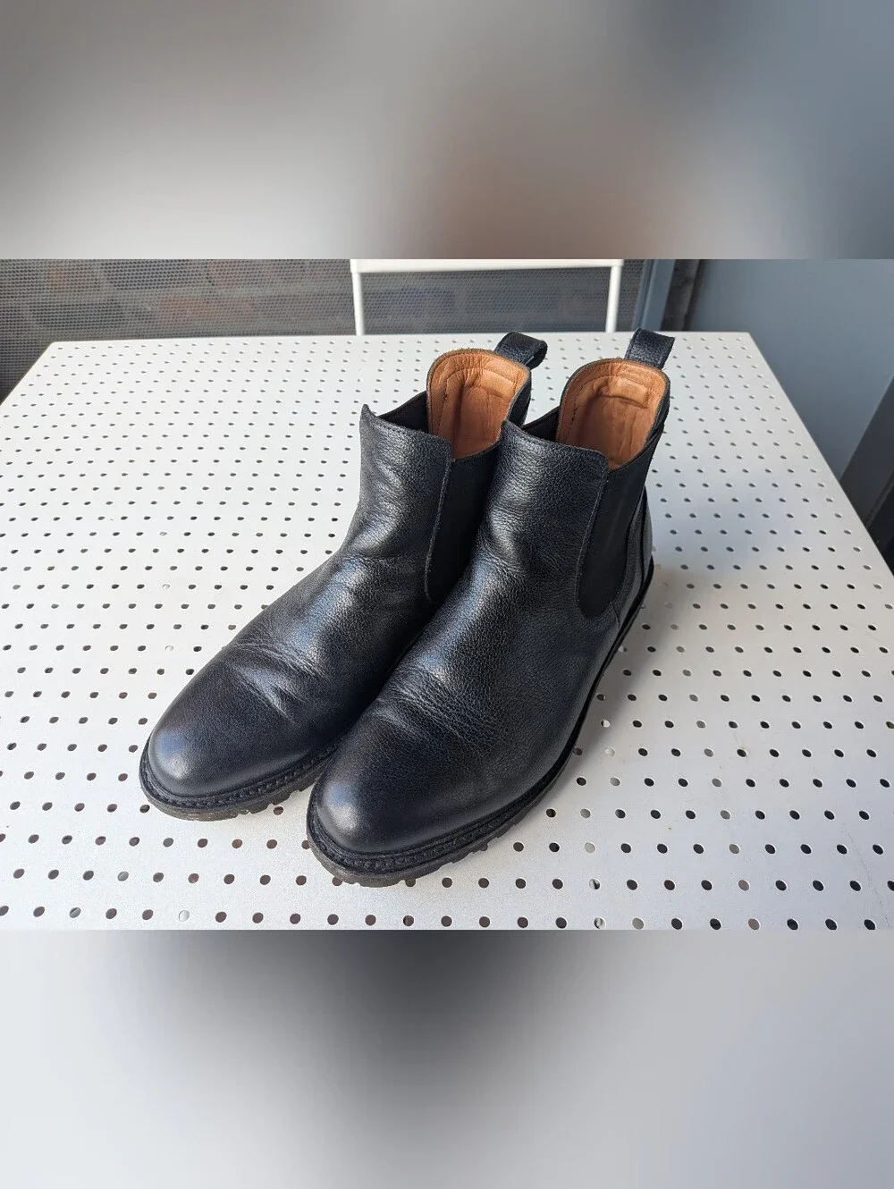 Allen Edmonds Black Leather Chelsea Boots
